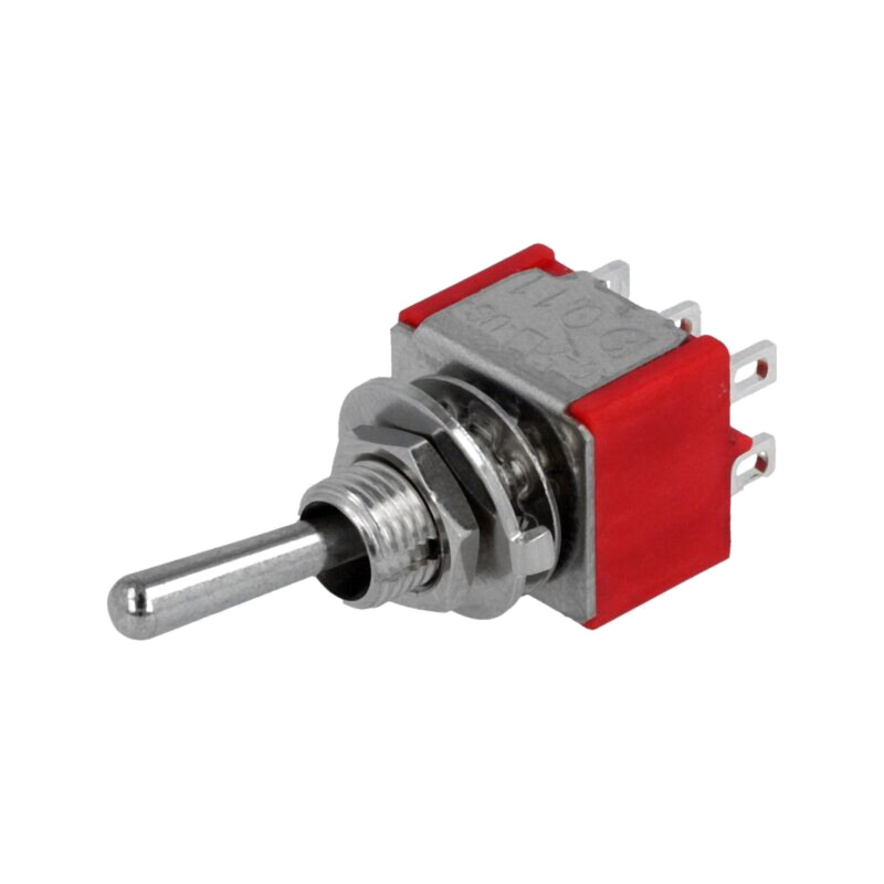 Comutator: basculant; Poz: 3; DP3T; ON-OFF-ON; 2A/250VAC; 5A/28VDC Comutator: basculant; Poz: 3; DP3T; ON-OFF-ON; 2A/250VAC; 5A/28VDC