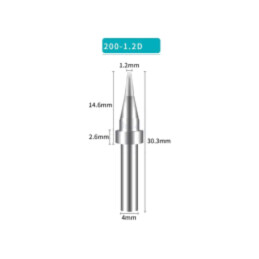 Vârf; tip şurubelniţă; 1,2mm; pentru staţie de lipit
