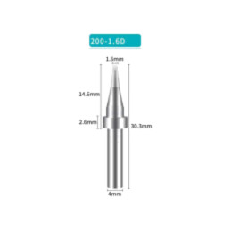 Vârf; tip şurubelniţă; 1,6mm; pentru staţie de lipit