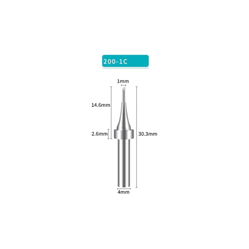 Vârf; despicat; 1mm; pentru staţie de lipit Vârf; despicat; 1mm; pentru staţie de lipit
