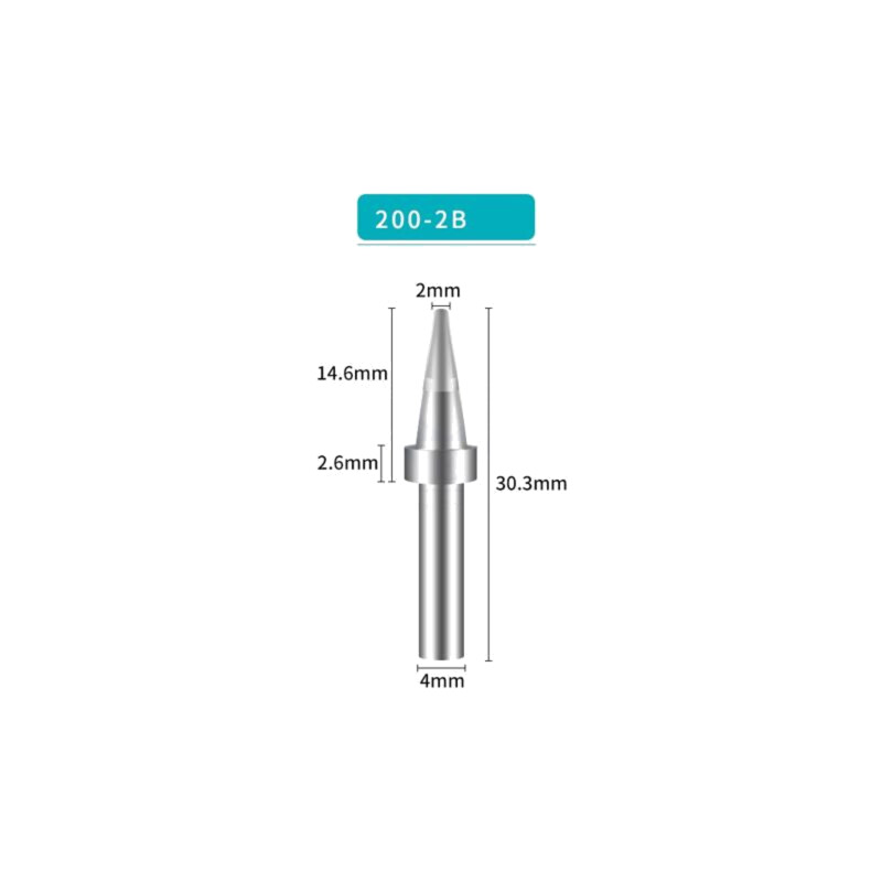 Vârf; conic; 2mm; pentru staţie de lipit Vârf; conic; 2mm; pentru staţie de lipit