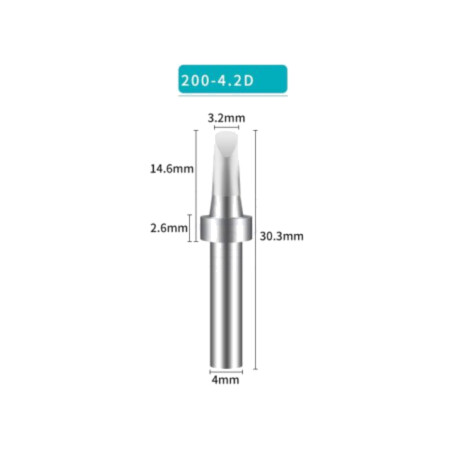 Vârf; tip şurubelniţă; 4,2mm; pentru staţie de lipit
