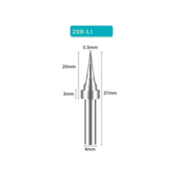 Vârf; conic; 0,5mm; pentru staţie de lipit