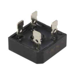 Punte redresoare: monofazat; Urmax: 400V; If: 15A; Ifsm: 300A; BR-25