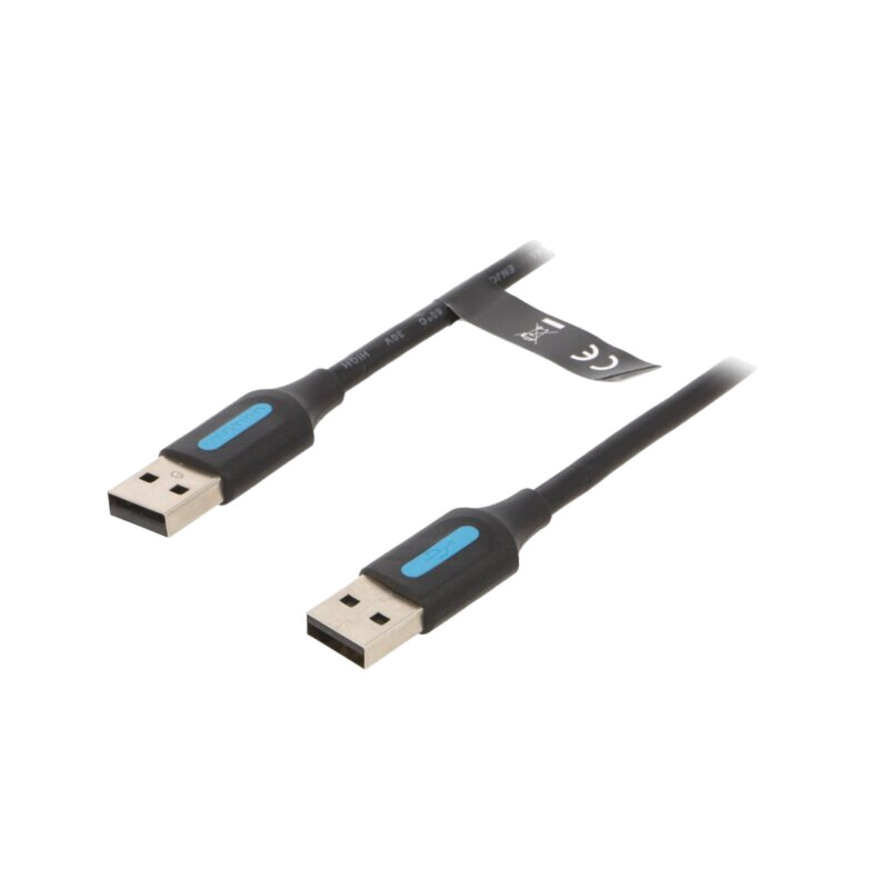 Cablu; USB 2.0; USB A mufă,din ambele părţi; nichelat; 0,25m Cablu; USB 2.0; USB A mufă,din ambele părţi; nichelat; 0,25m
