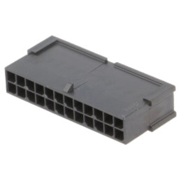 Conector: cablu-cablu; mufă; tată; Micro-Fit 3.0; 3mm; PIN: 24; 5A