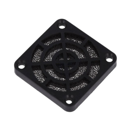 De protecţie; plastic; 40x40mm; clichet,şurub; cu filtru; 45ppi