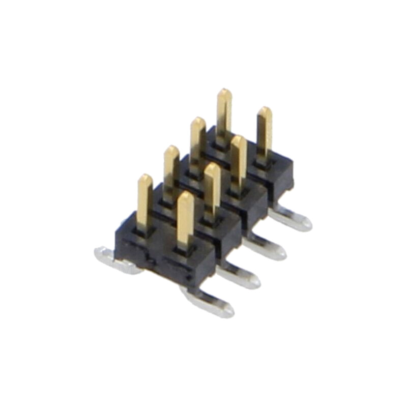 Conector: şiruri pini; tată; PIN: 8; 2mm; aurit; SMT; şir pini