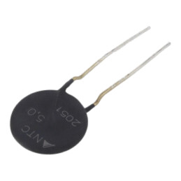 Termistor NTC; 5Ω; -55÷170°C; 5,1W; ±20%; THT; 3060K; Raster: 7,5mm