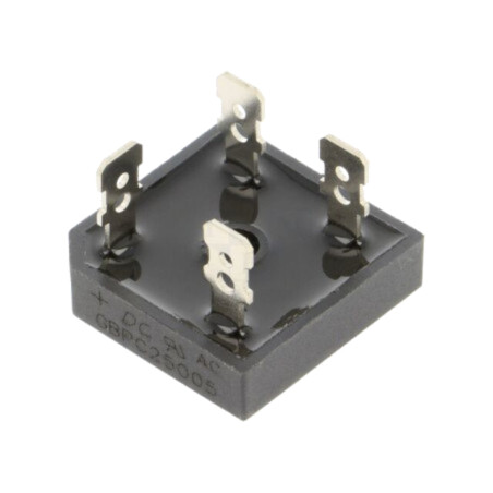 Punte redresoare: monofazat; Urmax: 50V; If: 25A; Ifsm: 350A; MBR-25