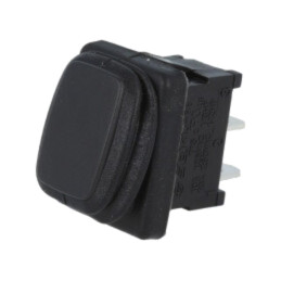 ROCKER; SPST; Poz: 2; ON-OFF; 10A/250VAC; neagră; IP65; fără; 50mΩ
