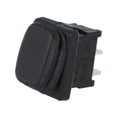 ROCKER; SPST; Poz: 2; ON-OFF; 10A/250VAC; neagră; IP65; fără; 50mΩ
