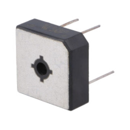 Punte redresoare: monofazat; Urmax: 100V; If: 25A; Ifsm: 400A; THT
