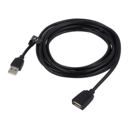 Cablu; USB 2.0; USB A soclu,USB A mufă; nichelat; 0,5m; negru