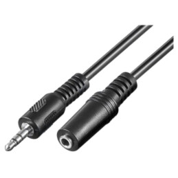 Cablu; Jack 3,5mm 3pin mufă,Jack 3,5mm soclu; 3m