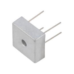 Punte redresoare: monofazat; Urmax: 200V; If: 25A; Ifsm: 400A; THT