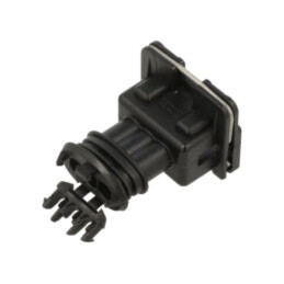 Conector: automotive; mufă; mamă; JPT; pe cablu; PIN: 3; neagră