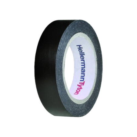 Bandă: electroizolantă; W: 15mm; L: 10m; Thk: 0,15mm; neagră; 200%