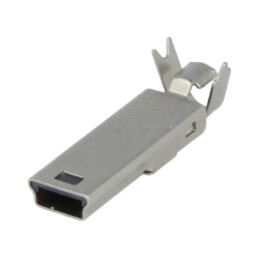 Conector: USB B mini; mufă; pe cablu; lipire; drept; USB 2.0; 1A
