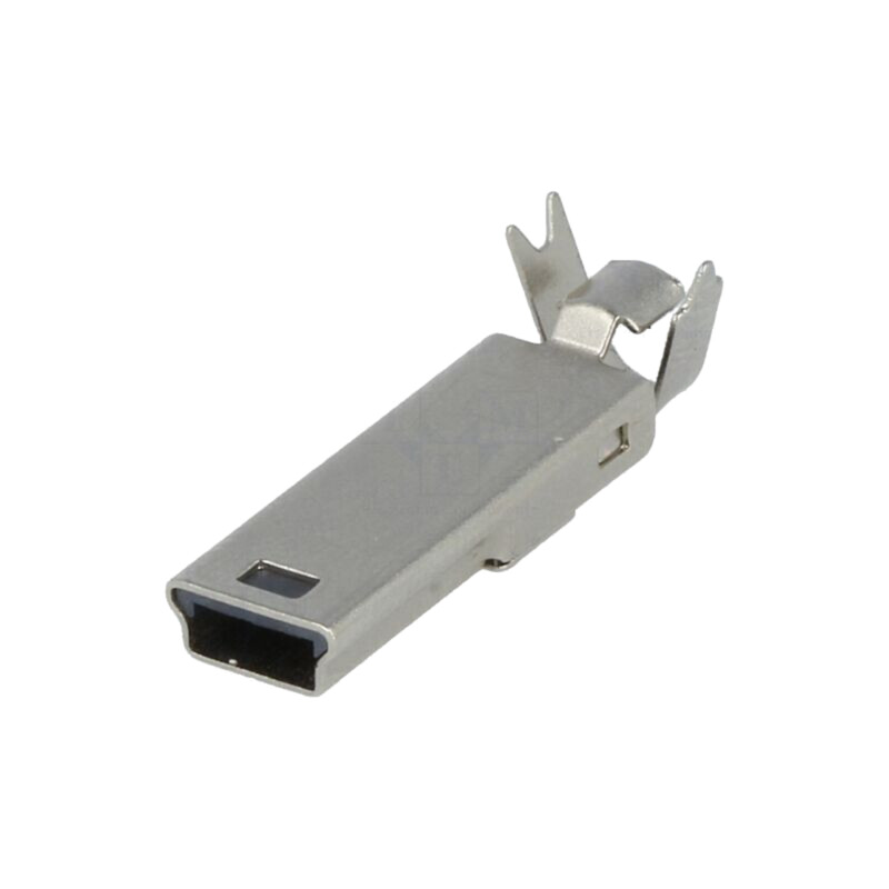 Conector: USB B mini; mufă; pe cablu; lipire; drept; USB 2.0; 1A