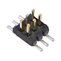 Conector: PCB-PCB; tată; PIN: 6; 1mm; FTM; gold flash; SMT; soclu
