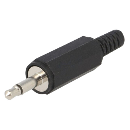 Conector: Jack 3,5mm; mufă; tată; mono,cu manşon; piste: 2; drept
