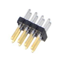Conector: şiruri pini; tată; PIN: 8; 1,27mm; gold flash; THT; soclu