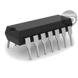 IC: comparator; low-power; Cmp: 4; 3÷16V; THT; DIP14; tub; 1nA
