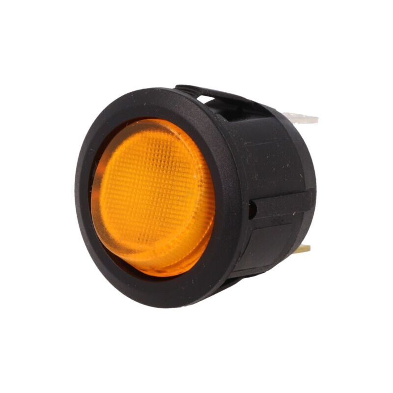 ROCKER; SPST; Poz: 2; ON-OFF; 20A/14VDC; galbenă; LED; R13-112-DC ROCKER; SPST; Poz: 2; ON-OFF; 20A/14VDC; galbenă; LED; R13-112-DC