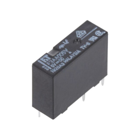 Releu: electromagnetic; SPST-NO; Ubobină: 5VDC; 5A; 5A/250VAC; PCB