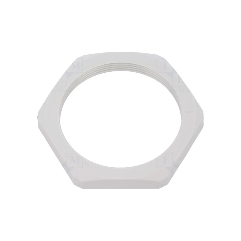 Piuliţă; M50; poliamidă; Thk: 8mm; Cheie: 60mm; gri; -40÷100°C Piuliţă; M50; poliamidă; Thk: 8mm; Cheie: 60mm; gri; -40÷100°C