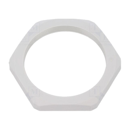 Piuliţă; M50; poliamidă; Thk: 8mm; Cheie: 60mm; gri; -40÷100°C