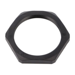 Piuliţă; M50; poliamidă; Thk: 8mm; Cheie: 60mm; neagră; -40÷100°C