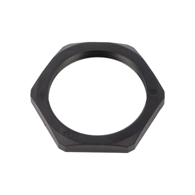 Piuliţă; M50; poliamidă; Thk: 8mm; Cheie: 60mm; neagră; -40÷100°C Piuliţă; M50; poliamidă; Thk: 8mm; Cheie: 60mm; neagră; -40÷100°C