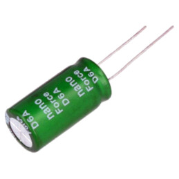 Supercondensator; THT; 10F; 2,7VDC; ±20%; Dim.carcasă: Ø12,5x25mm