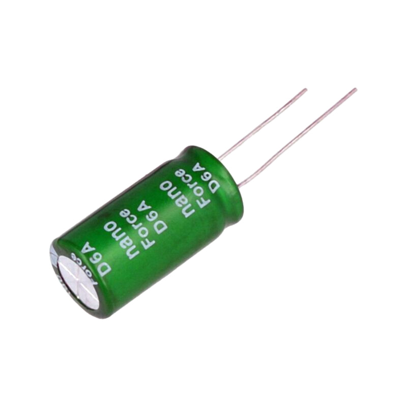 Supercondensator; THT; 10F; 2,7VDC; ±20%; Dim.carcasă: Ø12,5x25mm Supercondensator; THT; 10F; 2,7VDC; ±20%; Dim.carcasă: Ø12,5x25mm