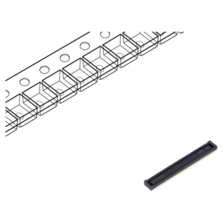 Conector: PCB-PCB; mamă; PIN: 100; 0,4mm; DF40; -30÷85°C; aurit; SMT