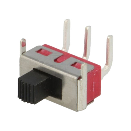Comutator: glisant; Poz: 2; SPDT; 3A/250VAC; 6A/28VDC; ON-ON; THT