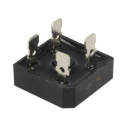 Punte redresoare: monofazat; Urmax: 100V; If: 15A; Ifsm: 300A; BR-25