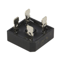 Punte redresoare: monofazat; Urmax: 200V; If: 15A; Ifsm: 300A; BR-25