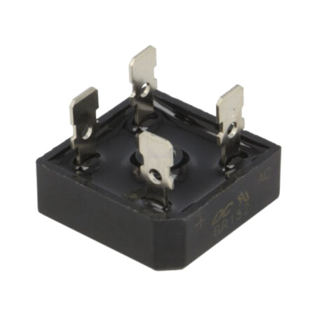 Punte redresoare: monofazat; Urmax: 200V; If: 15A; Ifsm: 300A; BR-25