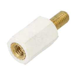 Bucşă izolantă; Filet int: M5; Lung: 16mm; UL94V-2; poliamidă