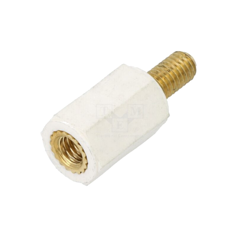 Bucşă izolantă; Filet int: M5; Lung: 16mm; UL94V-2; poliamidă