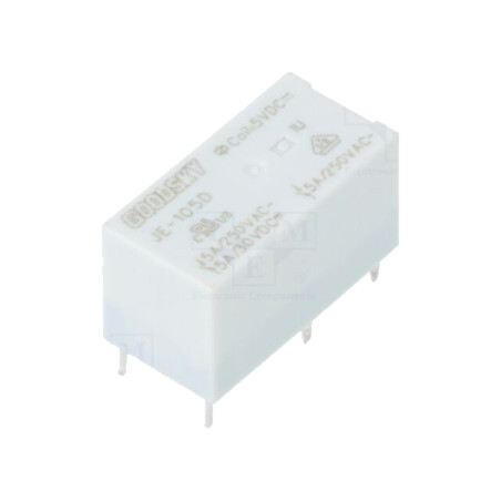 Releu: electromagnetic; SPDT; Ubobină: 5VDC; Icontacte max: 5A