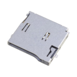 Conector: pentru carduri; microSD; push-push; SMT; gold flash