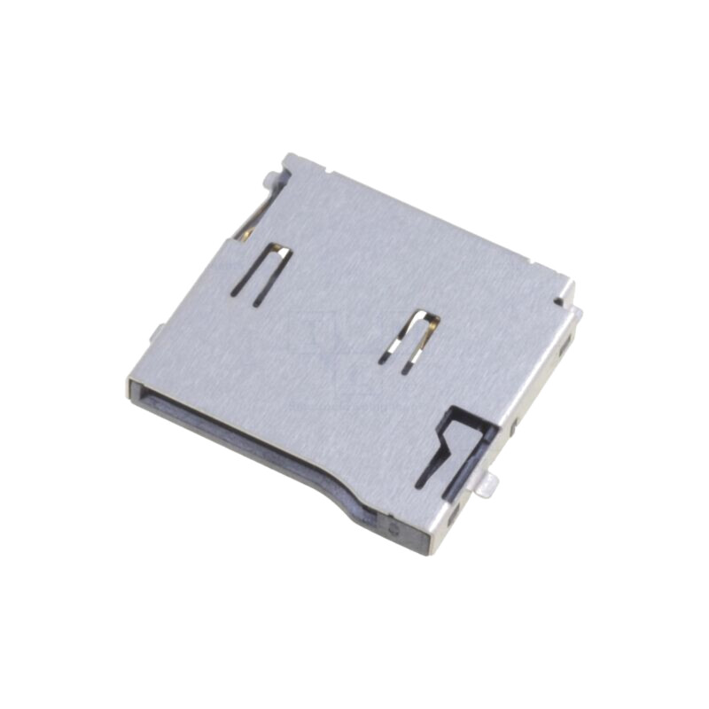 Conector: pentru carduri; microSD; push-push; SMT; gold flash