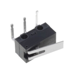 Microîntrerupător SNAP ACTION; 3A/125VAC; 0,1A/30VDC; cu manetă