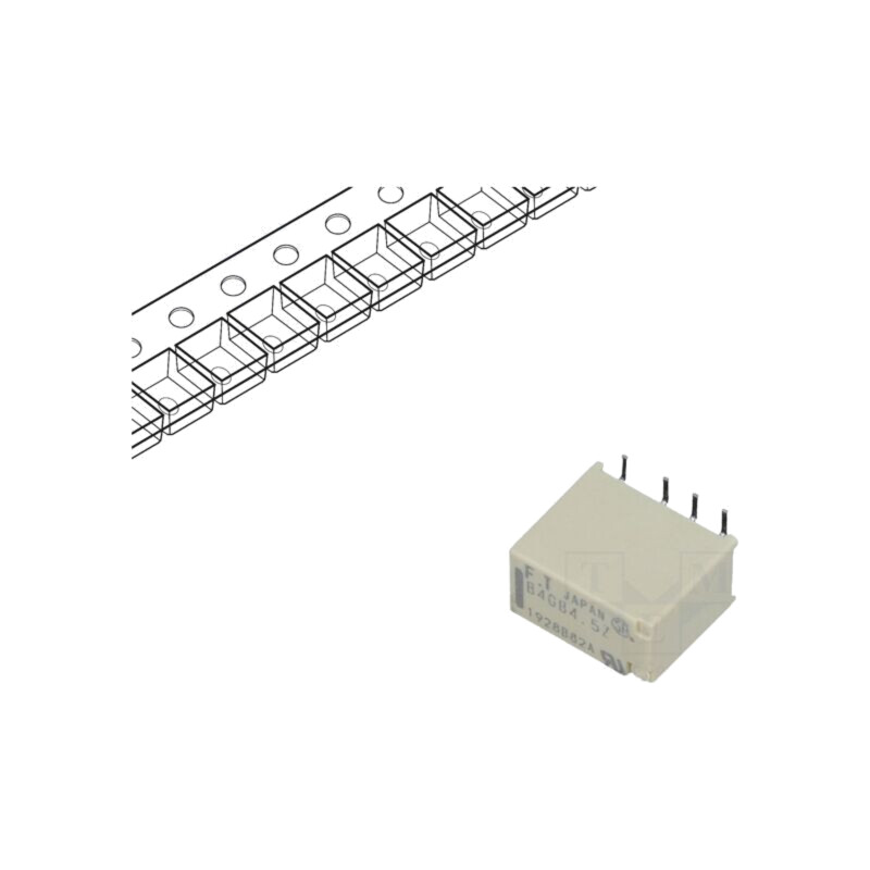 Releu: electromagnetic; DPDT; Ubobină: 4,5VDC; 2A; 0,3A/125VAC Releu: electromagnetic; DPDT; Ubobină: 4,5VDC; 2A; 0,3A/125VAC
