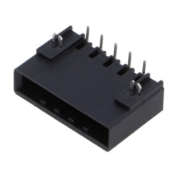 Regletă de conexiuni deconectabilă; 5,08mm; piste: 5; neagră