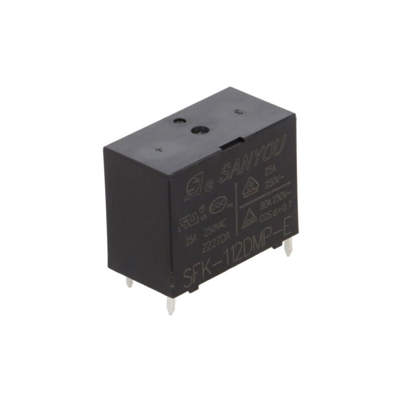 Releu: electromagnetic; SPST-NO; Ubobină: 12VDC; 25A; SFK; THT Releu: electromagnetic; SPST-NO; Ubobină: 12VDC; 25A; SFK; THT